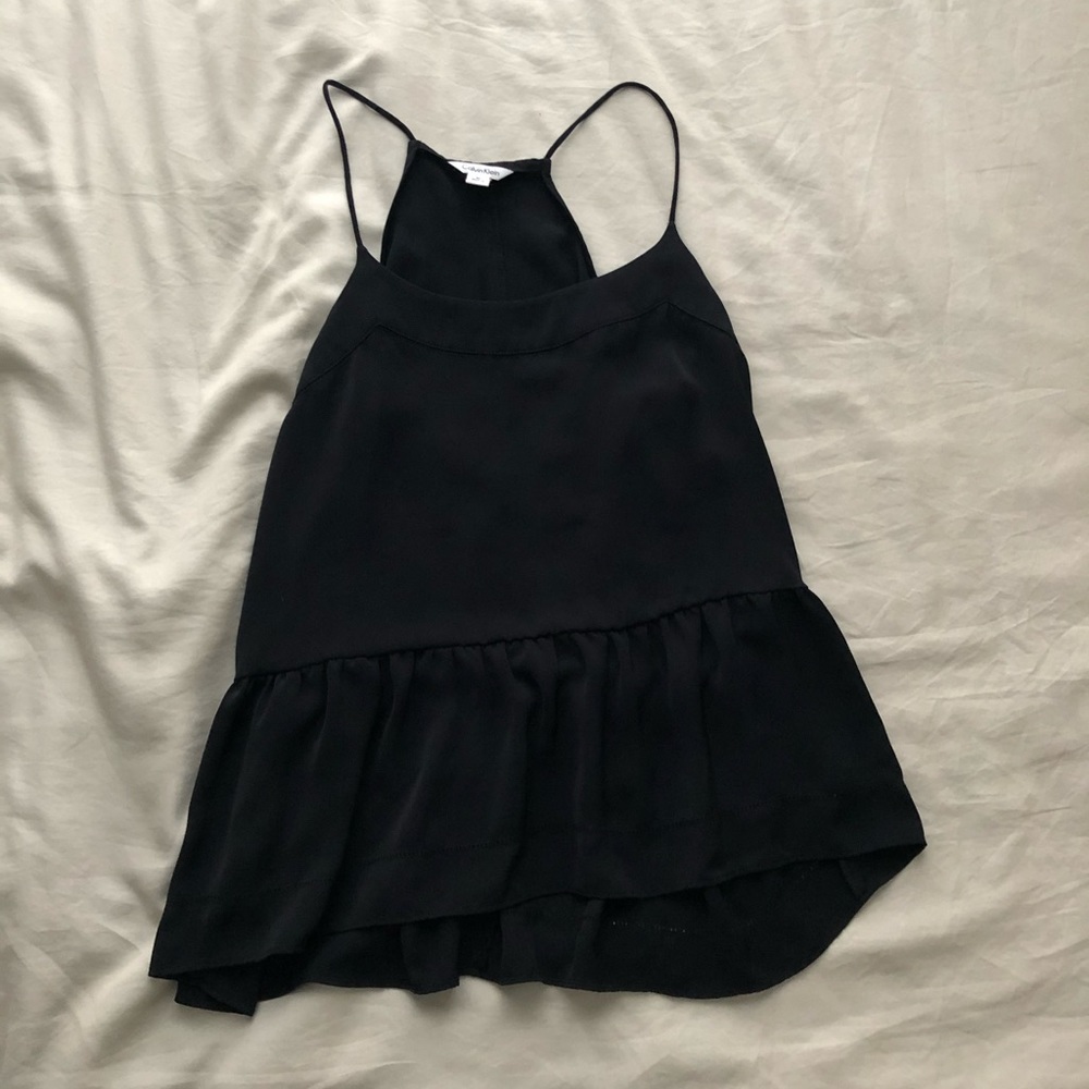 Calvin Klein peplum blouse